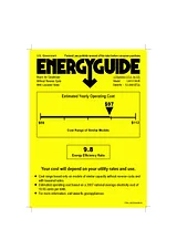 LG LW1210HR Guide De L’Énergie