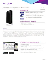 Netgear WNDR4500v3 – N900 WiFi Dual Band Gigabit Router—Premium Edition データシート