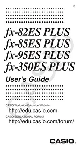 Casio FX-95ES PLUS Справочник Пользователя