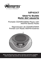 Memorex MP4047 Manuale Utente