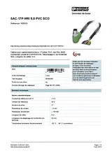 Phoenix Contact Sensor/Actuator cable SAC-17P-MR/ 5,0-PVC SCO 1555321 1555321 Data Sheet