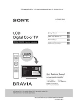 Sony kdl-55nx720 Mode D'Emploi