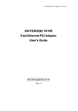 Gigabyte GN-FE605 User Manual