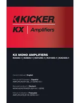 Kicker 40KX800.1 Owner's Manual