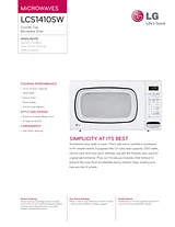 LG LCS1410SW Specification Sheet