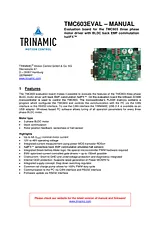Trinamic TMC603-EVAL evaluation Board TMC603-EVAL 数据表
