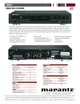 Marantz CD5001 Техническое Руководство