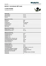 Rafi Pushbutton 35 V 0.1 A 1 x Off/(On) momentary 2100 pc(s) 1.14.002.103/0000 Data Sheet