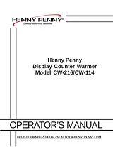 Henny Penny CW-216 Benutzerhandbuch