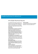 HP LP2065 EF227A4#ABB Справочник Пользователя