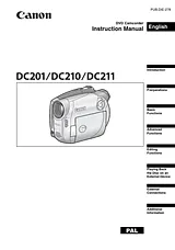 Canon DC210 Manual Do Utilizador