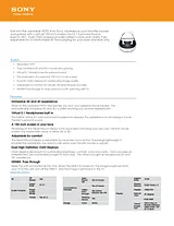 Sony HMZ-T1 Guide De Spécification