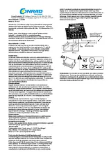 Kemo M102N Double Lead Acid Battery Charger Module M102N Data Sheet