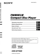 Sony CDX-GT700D Manual De Usuario