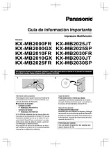 Panasonic KXMB2030SP Operating Guide