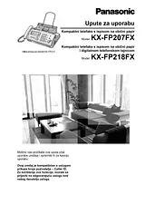 Panasonic KXFP218FX Bedienungsanleitung