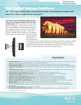 NEC V422-PC Leaflet