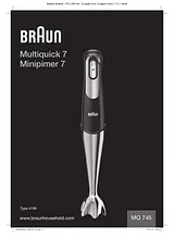 Braun MQ 745 Aperitive Справочник Пользователя
