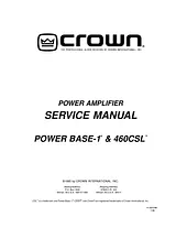 Crown 460CSL User Manual