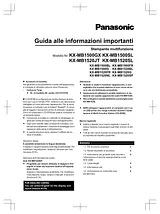 Panasonic KXMB1520SL Operating Guide