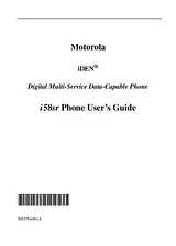 Motorola i58sr User Guide