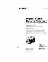 Sony DCR-TRV5 Справочник Пользователя