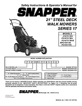Snapper P2167517BVE User Manual