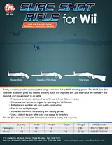 CTA Digital Sure Shot Rifle for Wii WI-NR Folheto