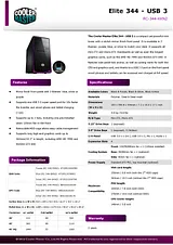 Cooler Master 344 - USB 3 RC-344-SKP400-N2 Folheto