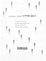 Yamaha YPR-20 Manual De Usuario