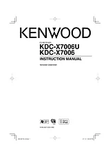 Kenwood KDC-X7006 User Manual