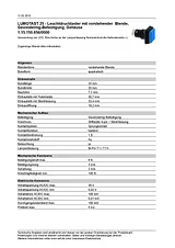Rafi Pushbutton 35 V 0.1 A 1 x Off/On IP65 momentary 5 pc(s) 1.15.150.656/0000 Data Sheet