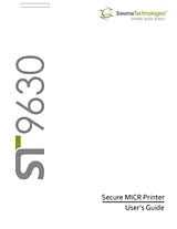 Source Technologies SECURE MICR PRINTER ST9630 사용자 설명서