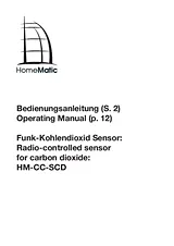 Homematic 85976 Wireless carbon dioxide sensor Indoors 85976 Manual Do Utilizador