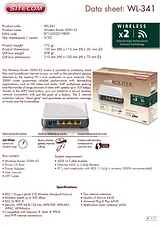 Sitecom Wireless Router 300N X2 WL-341 Dépliant