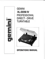 Gemini XL-DD50 IV E ユーザーズマニュアル