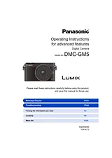 Panasonic DMCGM5WEG Operating Guide