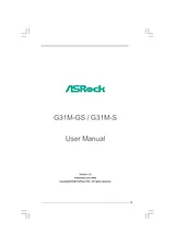 Asrock g31m-gs r2.0 Manual Do Utilizador
