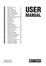 Zanussi ZHP62370XA Manual Do Utilizador