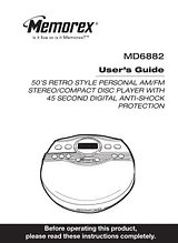 Memorex MD6882 Manual Do Utilizador