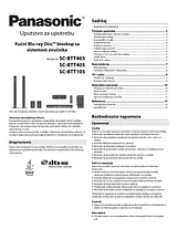 Panasonic SC-BTT465 Operating Guide