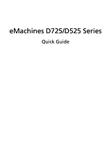 eMachines E525 Manuel D’Utilisation