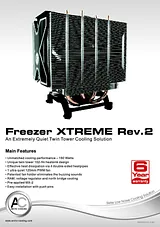 Arctic Cooling Freezer XTREME Rev.2 UCACO-P0900-CSB01 Leaflet
