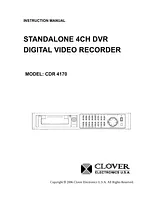 Clover cdr-4170 取り扱いマニュアル