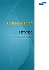 Samsung 27" Curved Monitor SD590 ユーザーズマニュアル