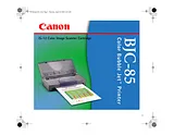Canon BJC-85 Benutzerhandbuch