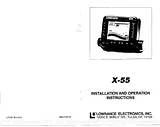 Lowrance x-55 Manuel D’Utilisation