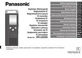 Panasonic RR-US590 Руководство По Работе