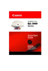Canon BJC-3000 Guide D’Installation Rapide