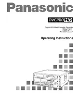 Panasonic AJ-HD150 Справочник Пользователя